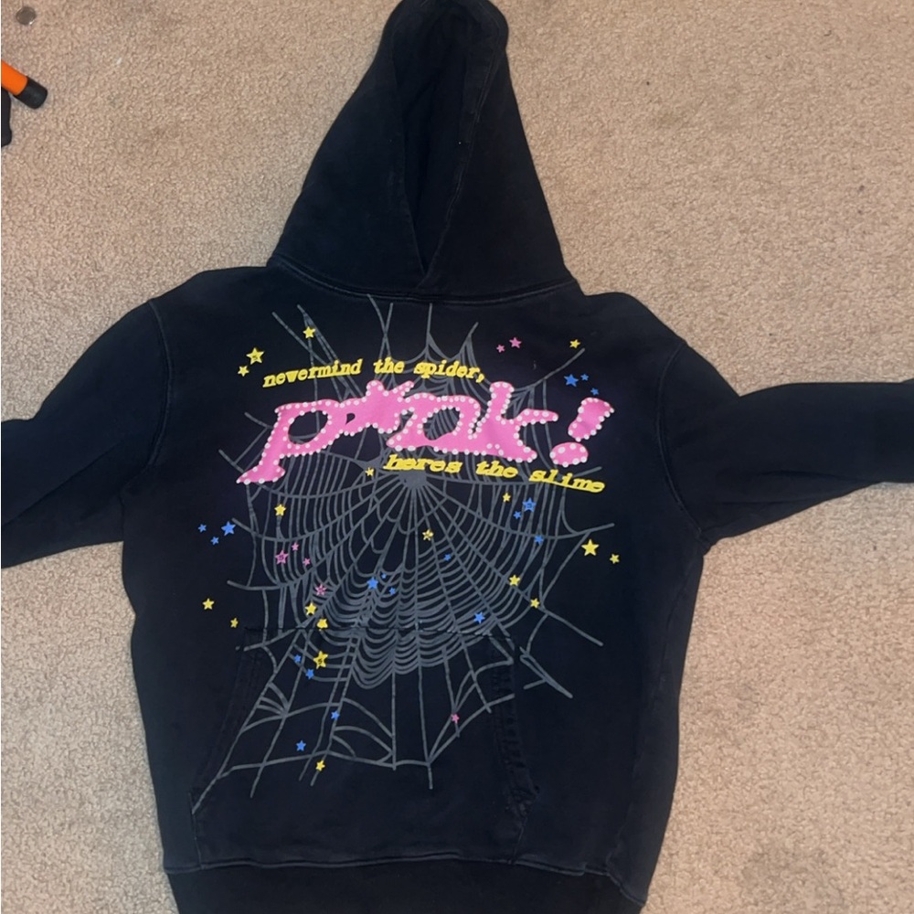 Spider pink black